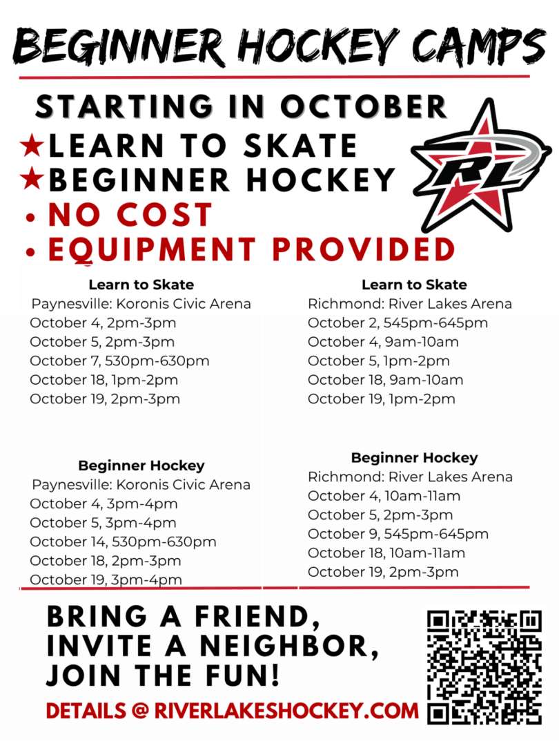 2025 Beginner Camps with Dates Flyer