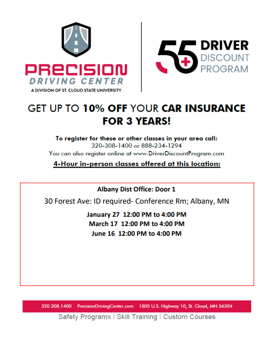 Precision Driving Center - Classes Jan.-Jun. 26 Precision Driving Center - Classes Jan.-Jun. 26