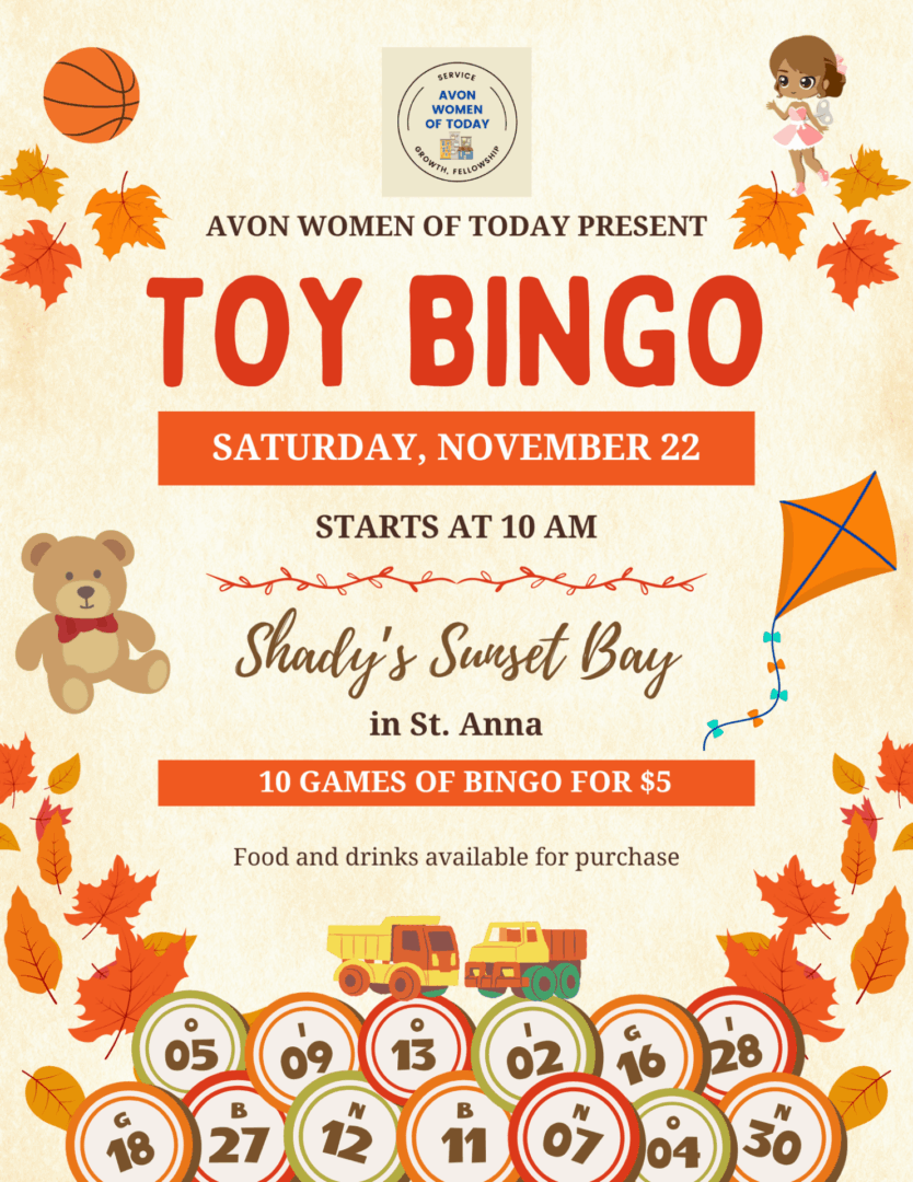 Toy Bingo 11.22.25 Toy Bingo 11.22.25